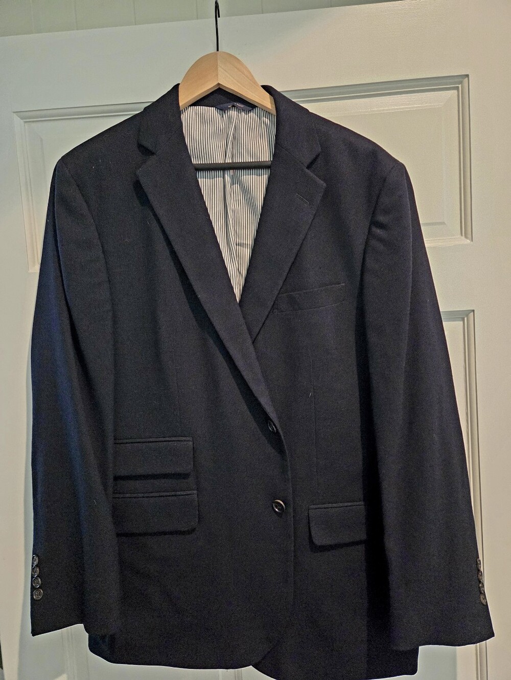 Brooks Brothers Navy Blue Two-Button Blazer
